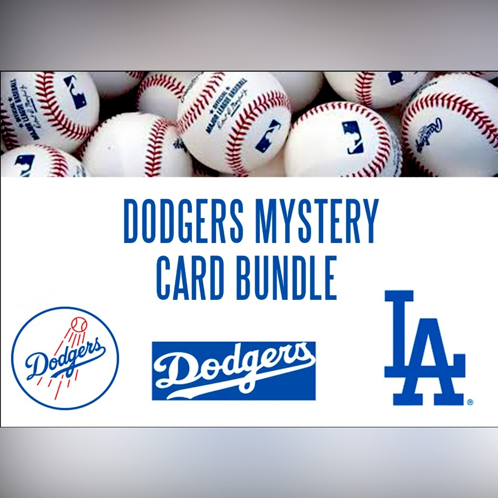 ⚾️BASEBALL CARD BUNDLE⚾️- 50 Mystery Dodgers Baseball Cards
